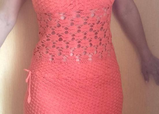 Платье, сарафан вязаный